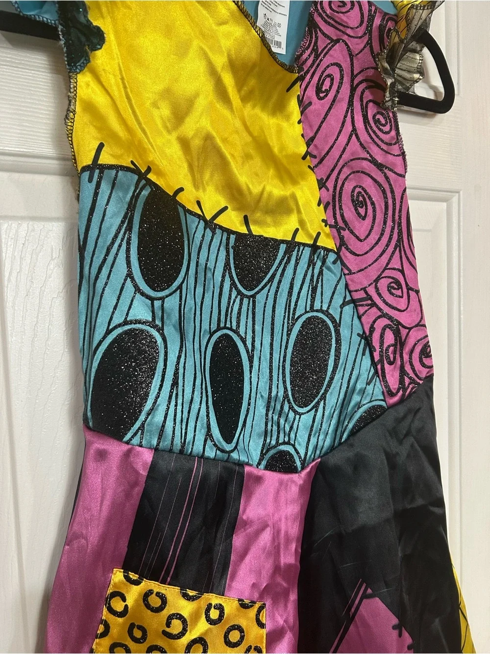 The Nightmare Before Christmas Sally Costume Size 8-10 Girls Large